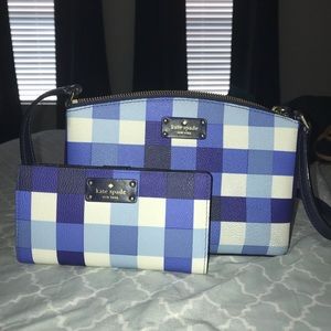 Kate Spade Crossbody Purse and matching Wallet